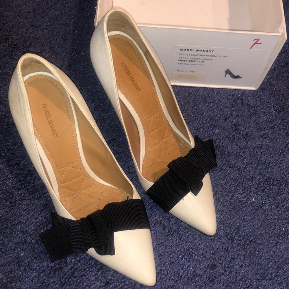 Isabel Marant velvet leather Ki Gong Pump size 37